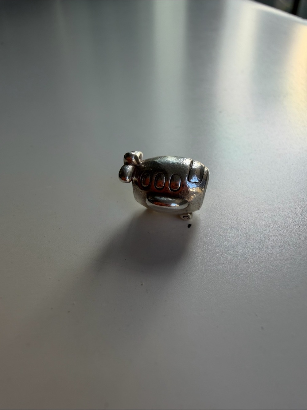 Pandora Airplane Charm Pendant - Silver